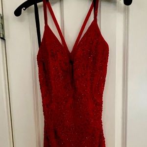 Beaded formal dress, size 0